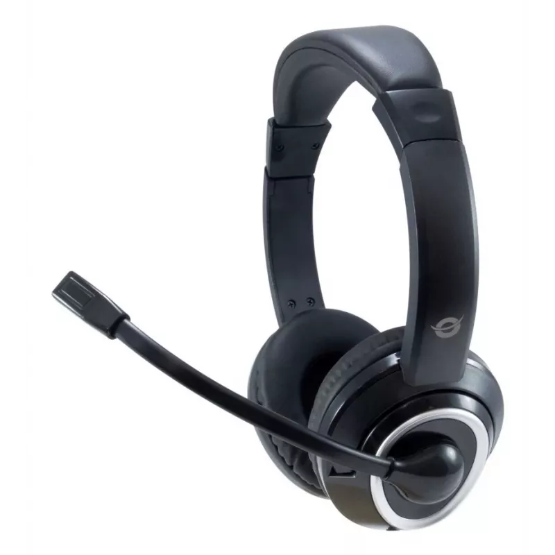 Conceptronic POLONA02B hoofdtelefoon/headset bedraad hoofdband gaming zwart