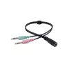 Conceptronic POLONA02BA hoofdtelefoon/headset bedraad hoofdband gaming zwart