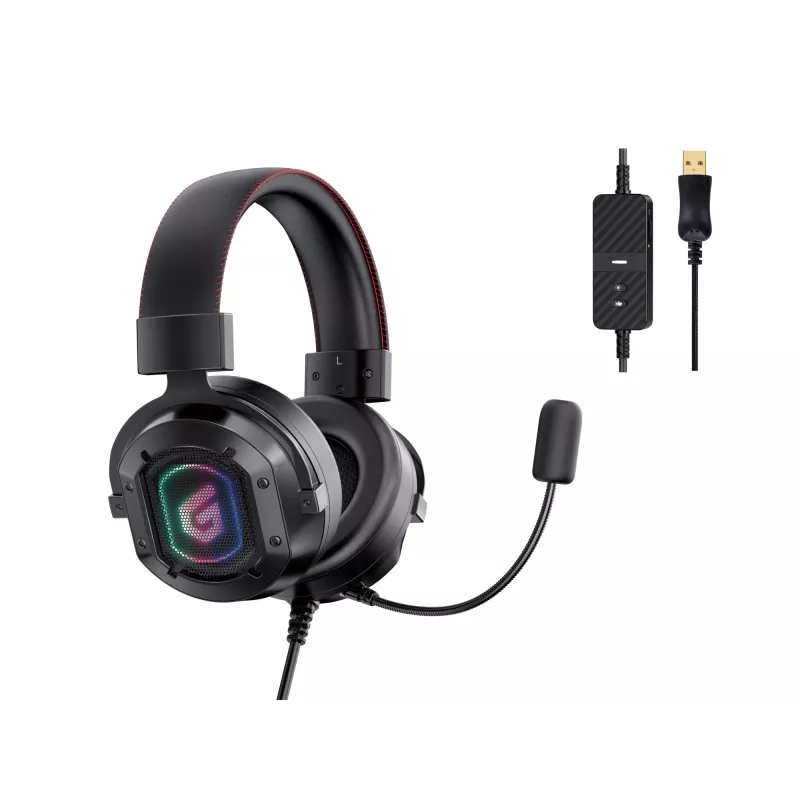 Conceptronic ATHAN 7.1-kanaals surround sound gaming USB-headset