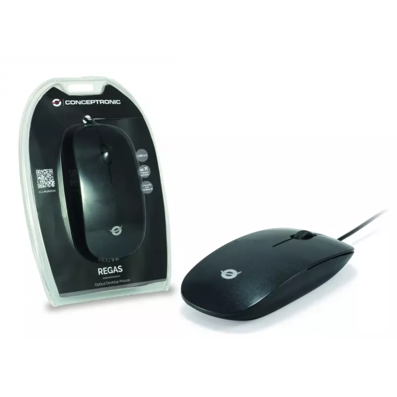 Conceptronic optische desktopmuis CLLM3BDESK USB Type-A