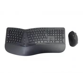 Conceptronic ORAZIO ERGO draadloze ergonomische toetsenbord- en muisset, Portugese layout