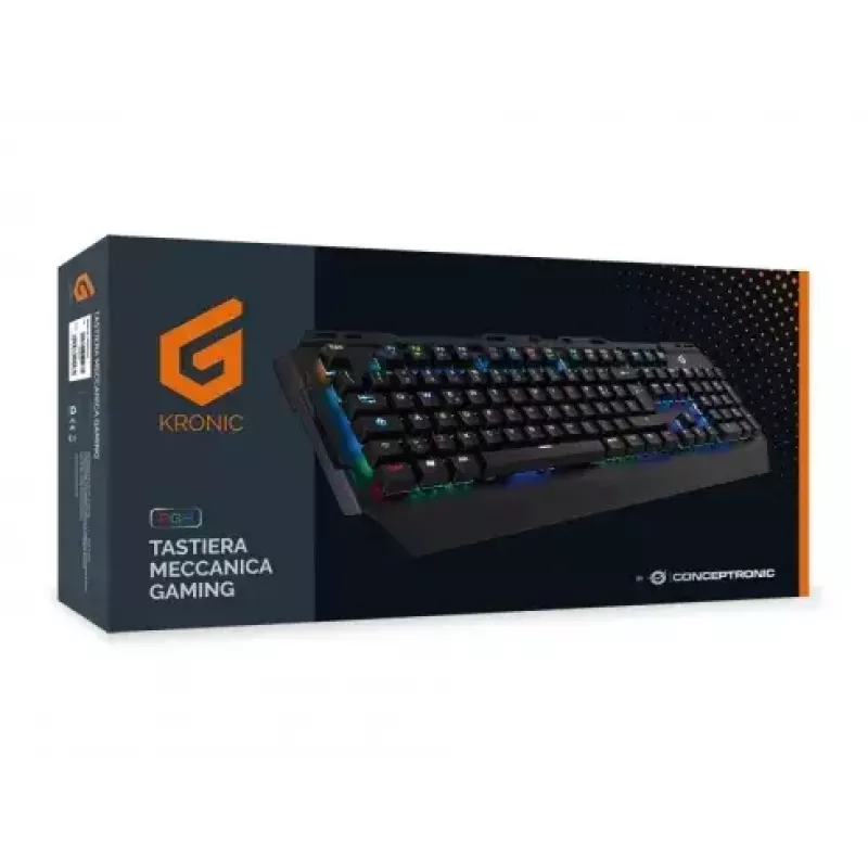 Conceptronic KRONIC mechanisch gaming-toetsenbord, RGB, Italiaanse layout