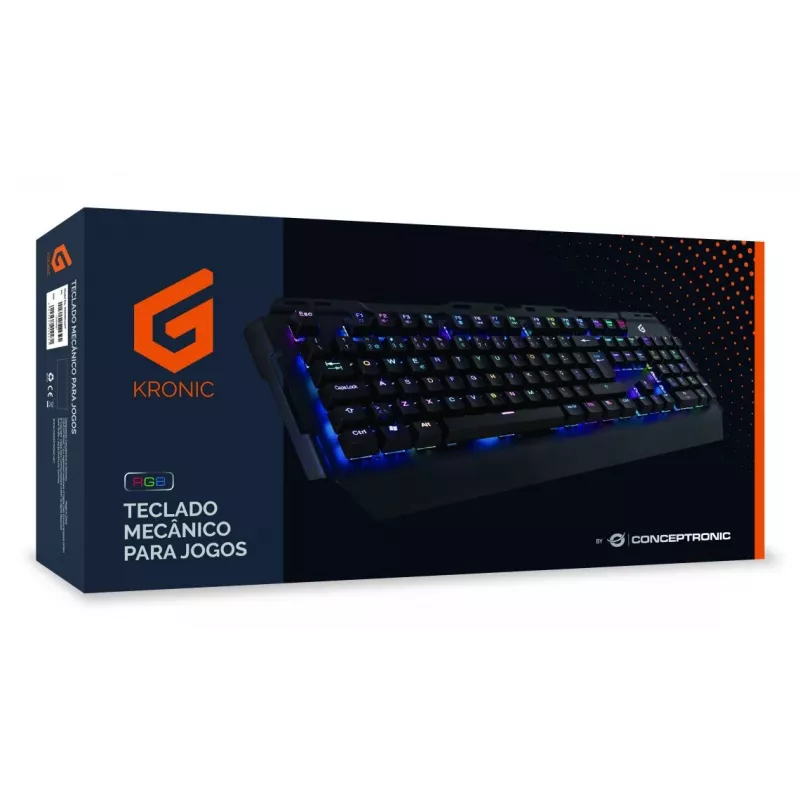 Conceptronic KRONIC mechanisch gaming-toetsenbord, RGB, Portugese layout