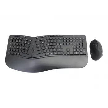 Conceptronic ORAZIO ERGO draadloze ergonomische toetsenbord- en muisset, Duitse layout