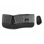 Conceptronic ERGO draadloze ergonomische toetsenbord- en muisset, QWERTY EN (US)