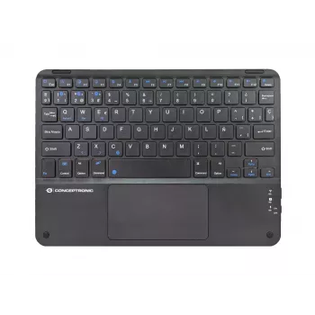Conceptronic TOBIN01BES 10-inch Bluetooth touchpad-toetsenbord, QWERTY Spaans