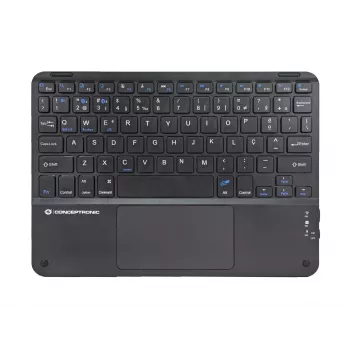 Conceptronic TOBIN01BPT 10-inch Bluetooth touchpad-toetsenbord, QWERTY Portugees
