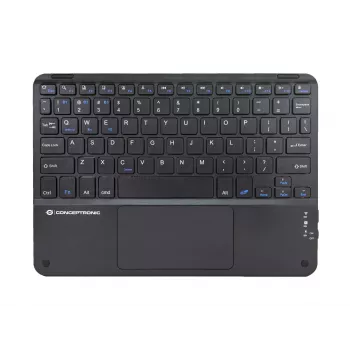 Conceptronic TOBIN01BUS 10-inch Bluetooth touchpad-toetsenbord, QWERTZ EN (US)