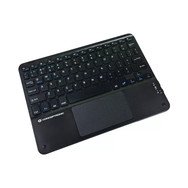 Conceptronic TOBIN01BUS 10-inch Bluetooth touchpad-toetsenbord, QWERTZ EN (US)