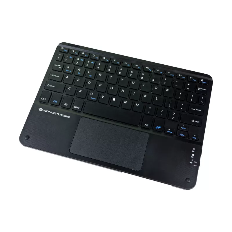 Conceptronic TOBIN01BUS 10-inch Bluetooth touchpad-toetsenbord, QWERTZ EN (US)
