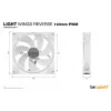 be quiet Light Wings 140 mm PWM Reverse White computerbehuizingsventilator 14 cm 1 stuk