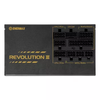 Voeding ENERMAX ERV650G-AHG-MAC 650 W 20+4-pin ATX volledig modulair 80 PLUS Gold zwart