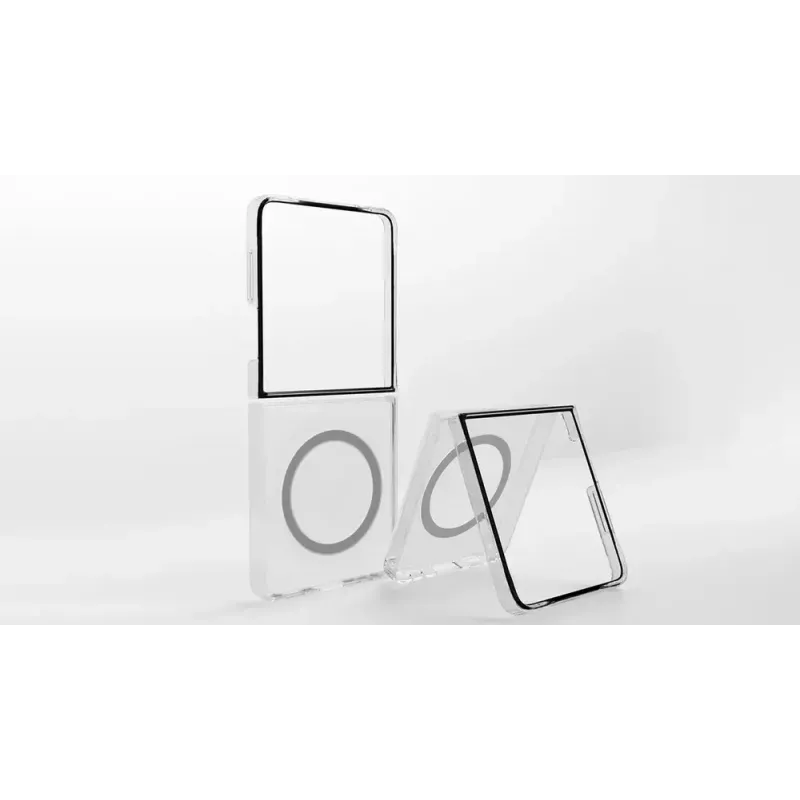 Samsung Clear Magnet hoesje voor Galaxy Z Flip7, transparant, GP-FFF766YCATW