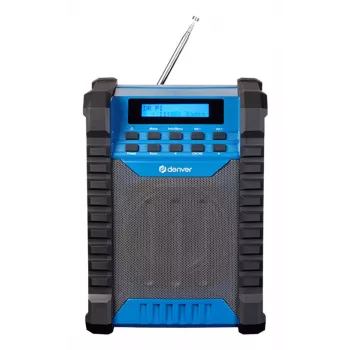 DENVER ELECTRONICS Wrd-60 bouwplaats DAB+ radio met Bluetooth en bouwlampfunctie