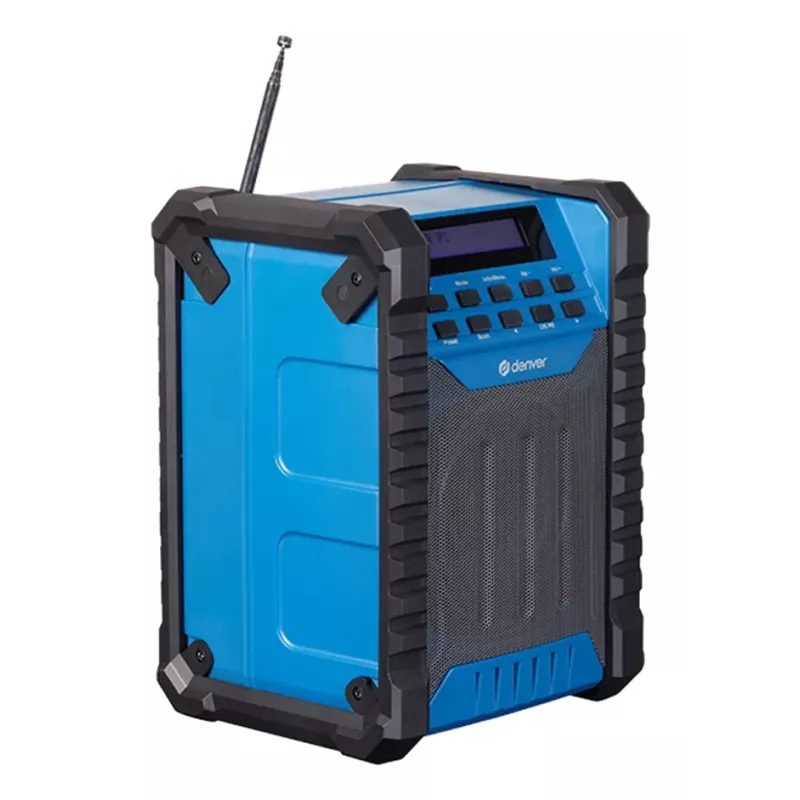 DENVER ELECTRONICS Wrd-60 bouwplaats DAB+ radio met Bluetooth en bouwlampfunctie