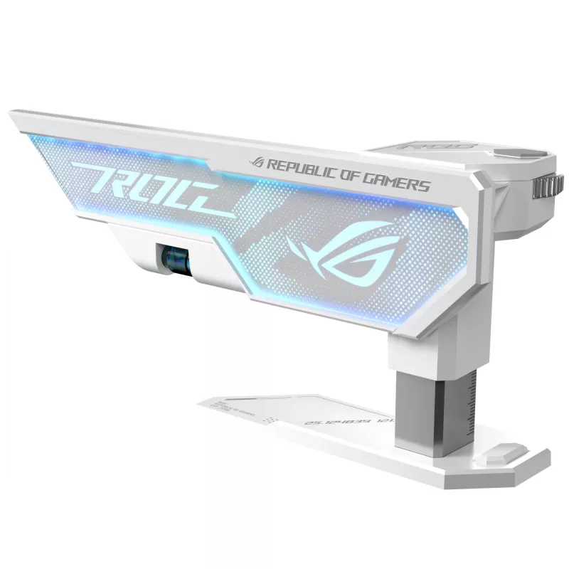 Grafische kaarthouder ASUS ROG Herculx Universeel Wit – 0,5 m lengte, ondersteunt 1 GPU, meerkleurige verlichting
