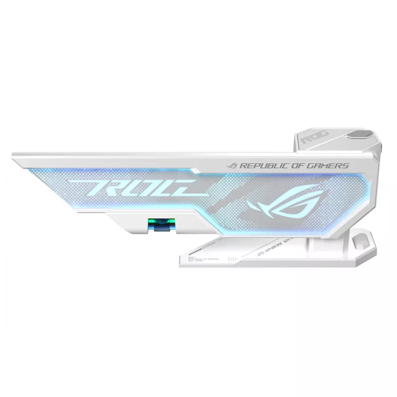 Grafische kaarthouder ASUS ROG Herculx Universeel Wit – 0,5 m lengte, ondersteunt 1 GPU, meerkleurige verlichting