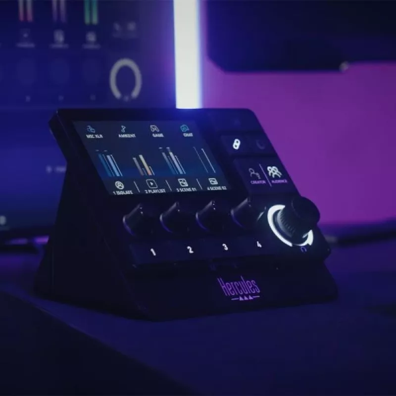 Hercules Stream 200 XLR zwart 9 toetsen