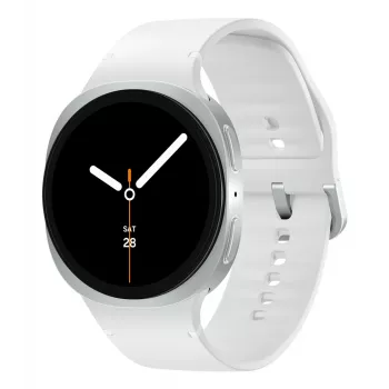 Samsung Galaxy Watch 8 3,81 cm (1,5 inch) AMOLED 44 mm digitaal 480 x 480 pixel touchscreen zilver wlan GPS (satelliet)