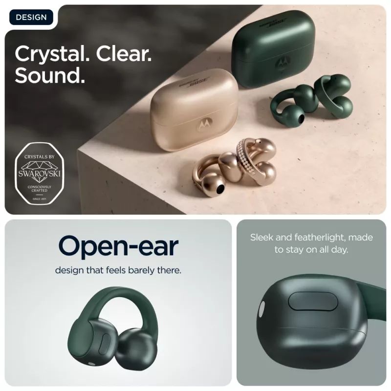 Motorola moto buds loop Headset Draadloos oorbugel Bellen/muziek/sport/dagelijks gebruik Bluetooth groen