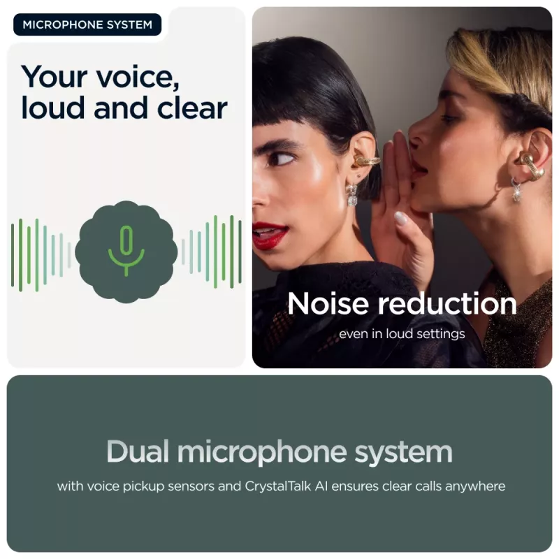 Motorola moto buds loop Headset Draadloos oorbugel Bellen/muziek/sport/dagelijks gebruik Bluetooth groen