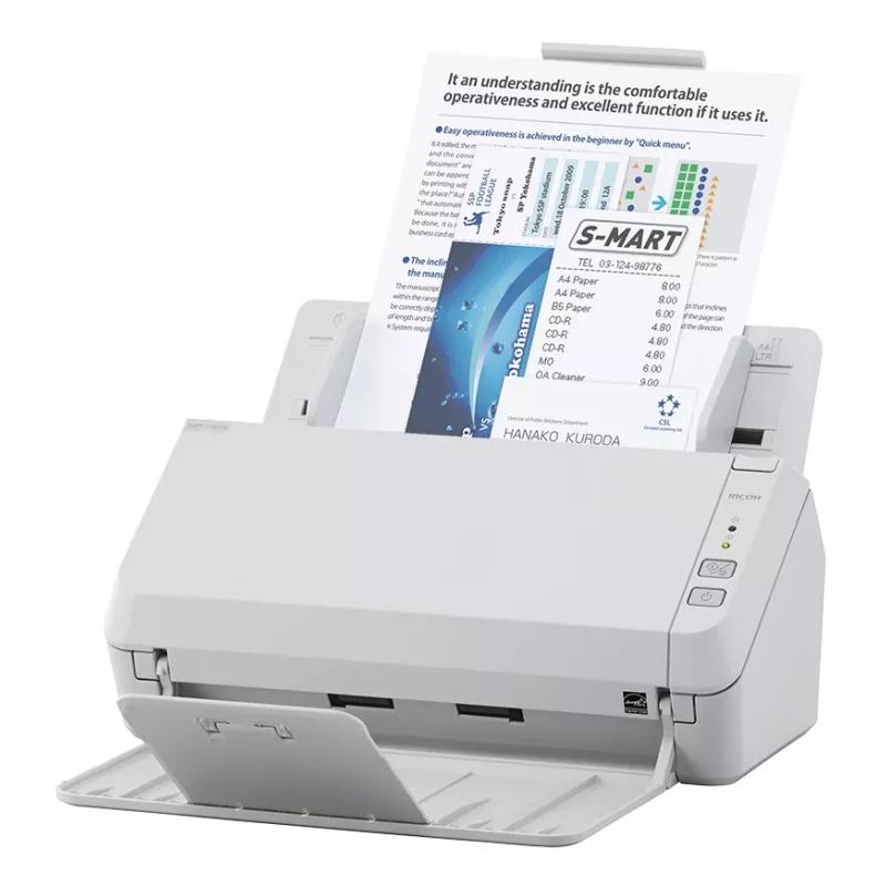 Ricoh SP-1130N ADF-scanner 600 x 600 DPI A4 grijs