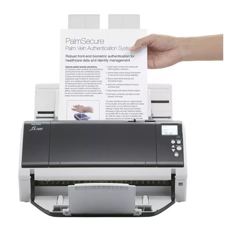 Ricoh fi-7480 ADF-scanner 600 x 600 DPI A3 grijs, wit