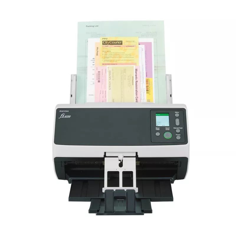 Ricoh fi-8190 ADF + enkelbladinvoer scanner 600 x 600 DPI A4 zwart, grijs