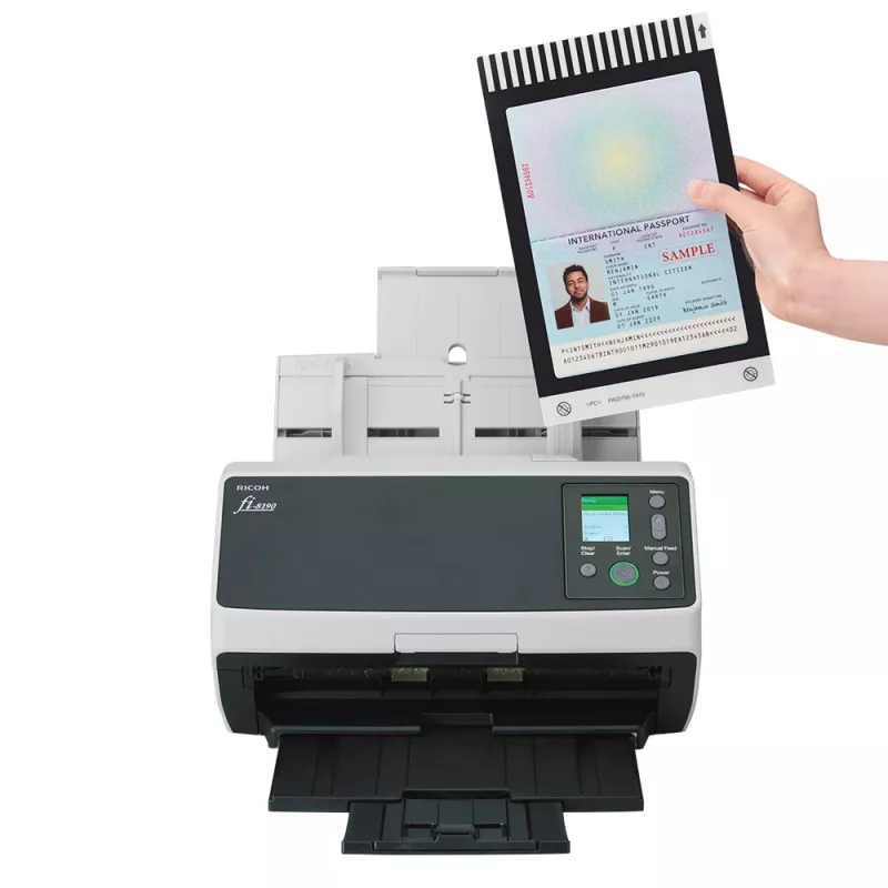 Ricoh fi-8190 ADF + enkelbladinvoer scanner 600 x 600 DPI A4 zwart, grijs