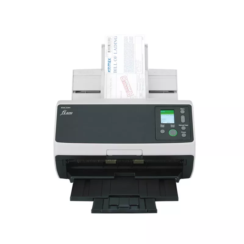 Ricoh fi-8190 ADF + enkelbladinvoer scanner 600 x 600 DPI A4 zwart, grijs