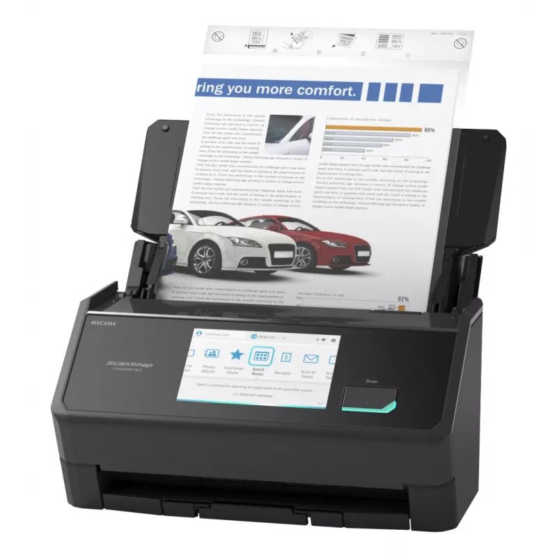 Ricoh ScanSnap IX2500 ADF-scanner 600 x 600 DPI A4 zwart