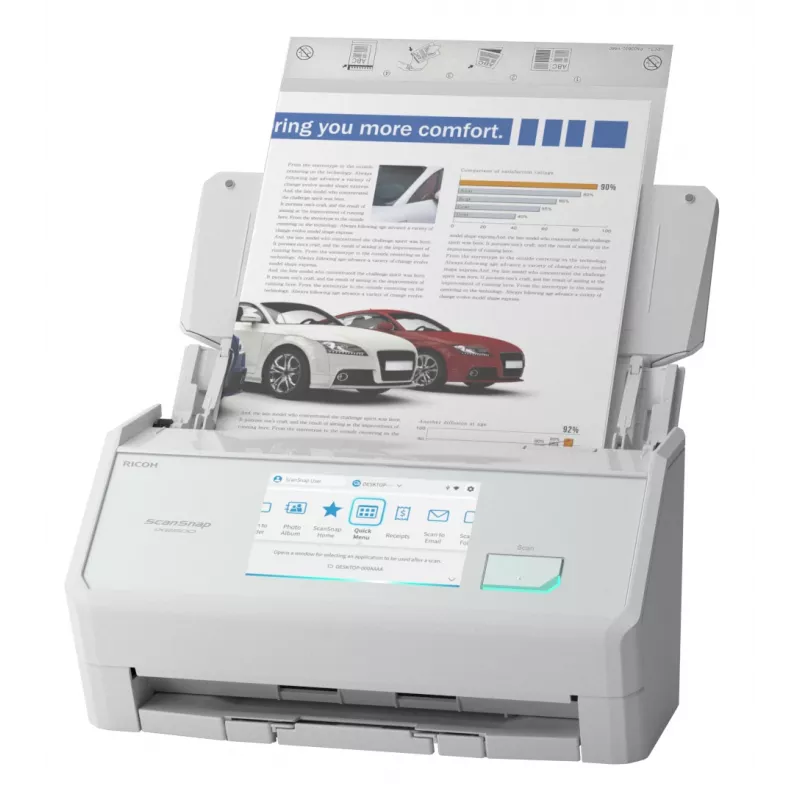 Ricoh ScanSnap IX2500 ADF-scanner 600 x 600 DPI A4 wit
