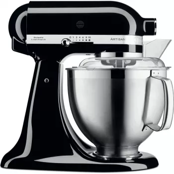 KitchenAid keukenmachine Artisan 5KSM185PS — 4,8 L RVS-kom, 300 W, 10 snelheden, zwart