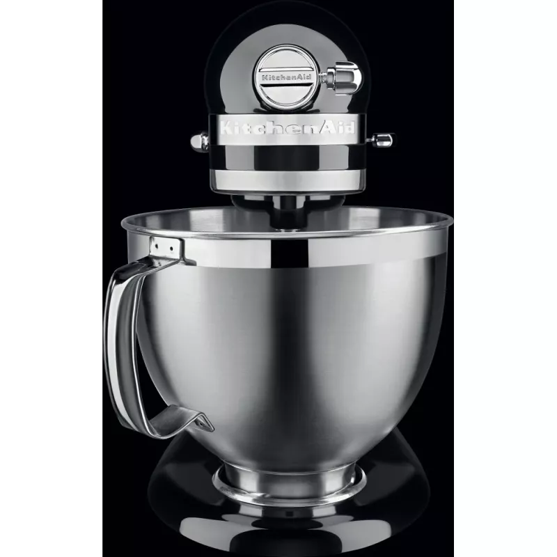 KitchenAid keukenmachine Artisan 5KSM185PS — 4,8 L RVS-kom, 300 W, 10 snelheden, zwart