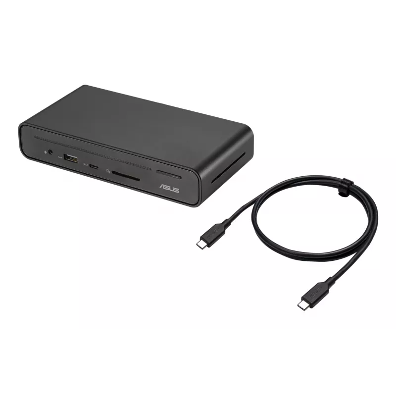 ASUS Triple Display USB-C Dock Duo DC301 bedraad zwart