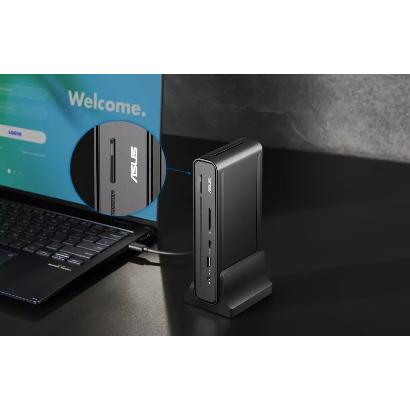 ASUS Triple Display USB-C Dock Duo DC301 bedraad zwart