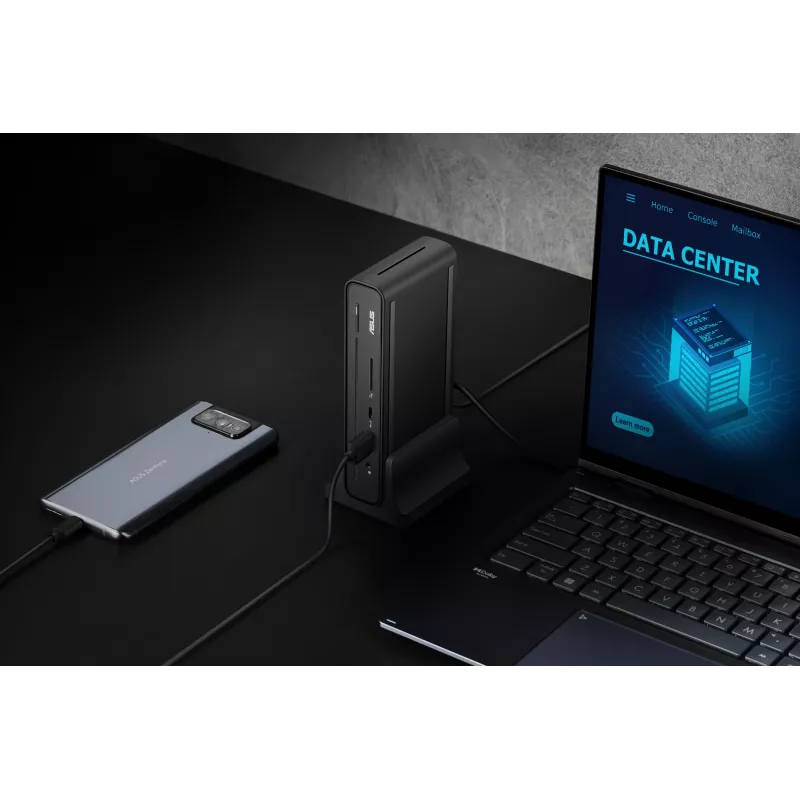 ASUS Triple Display USB-C Dock Duo DC301 bedraad zwart