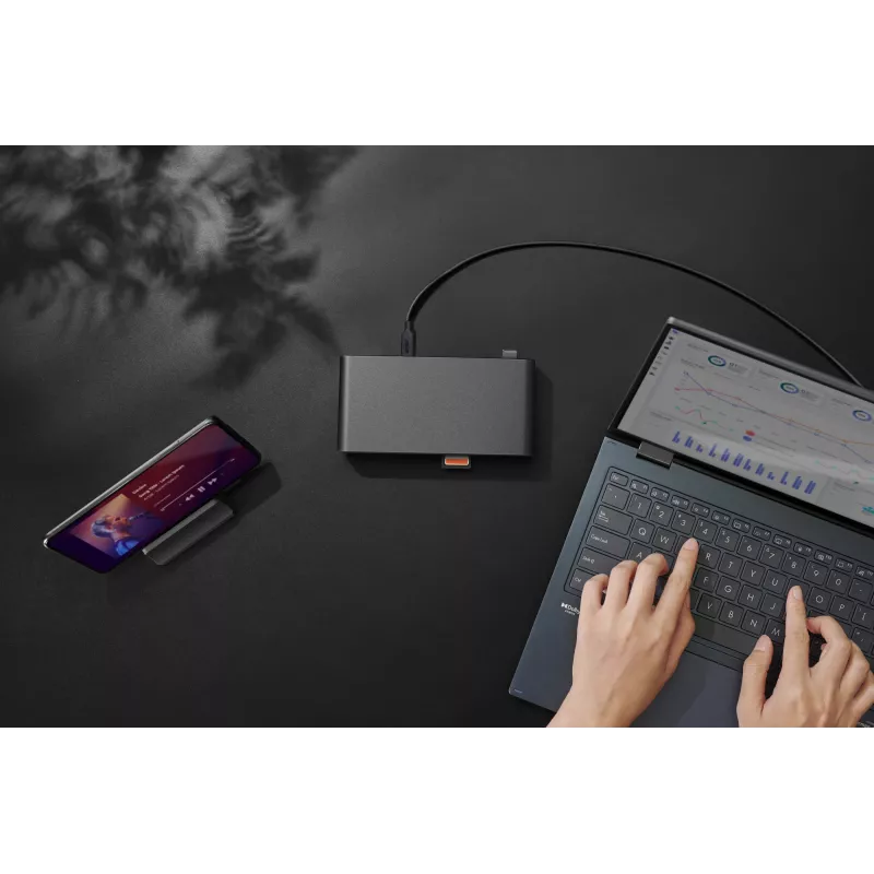 ASUS Triple Display USB-C Dock Duo DC301 bedraad zwart