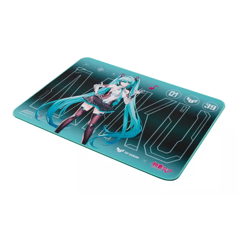 ASUS TUF Gaming P1 Hatsune Miku Edition gaming-muismat turquoise