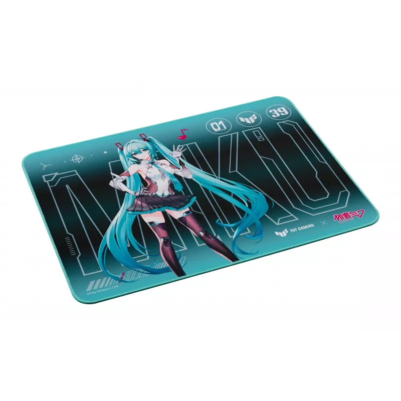 ASUS TUF Gaming P1 Hatsune Miku Edition gaming-muismat turquoise