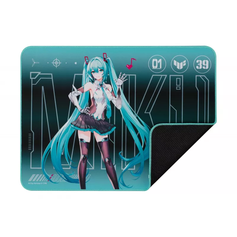 ASUS TUF Gaming P1 Hatsune Miku Edition gaming-muismat turquoise