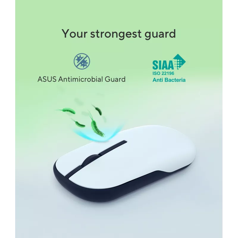 ASUS Marshmallow MD100 muis kantoor voor beide handen RF draadloos + Bluetooth optisch 1600 DPI