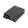 DIGITUS DN-82120-1 Gigabit mediaconverter, multimode, 10/100/1000Base-T naar 1000Base-SX, RJ45 / SC, 850 nm, tot 0,5 km