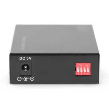 DIGITUS Mediaconverter, Multimode 10/100/1000Base-T naar 1000Base-SX, incl. voeding, SC-stekker, tot 0,5 km