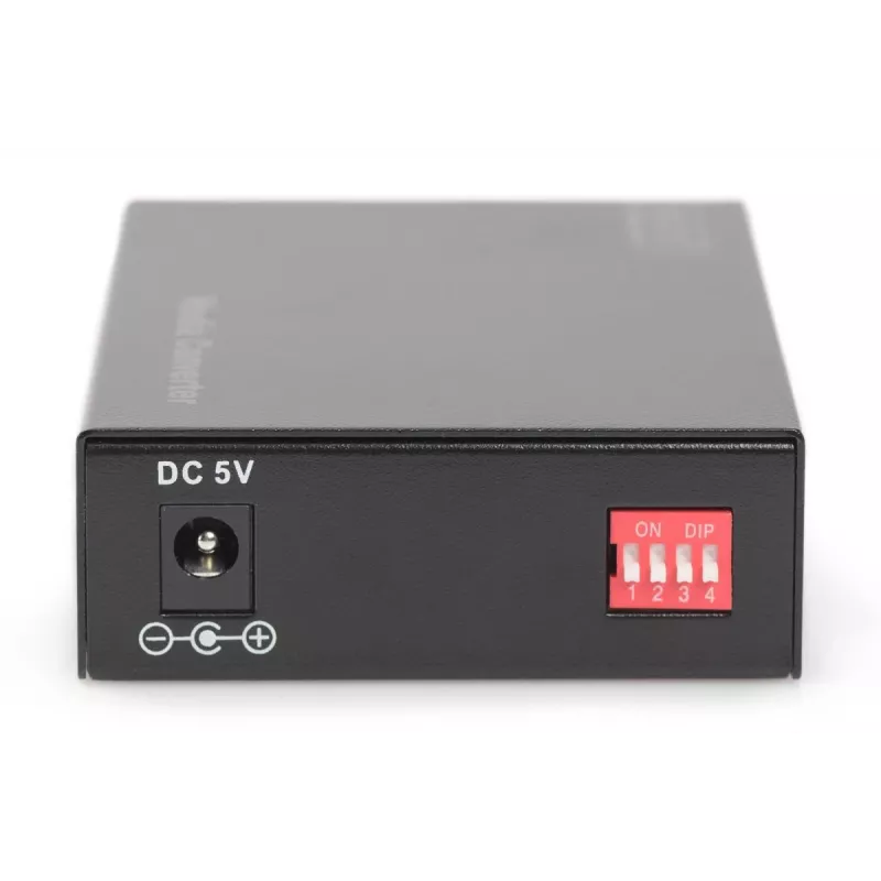 DIGITUS DN-82120-1 Gigabit mediaconverter, multimode, 10/100/1000Base-T naar 1000Base-SX, RJ45 / SC, 850 nm, tot 0,5 km