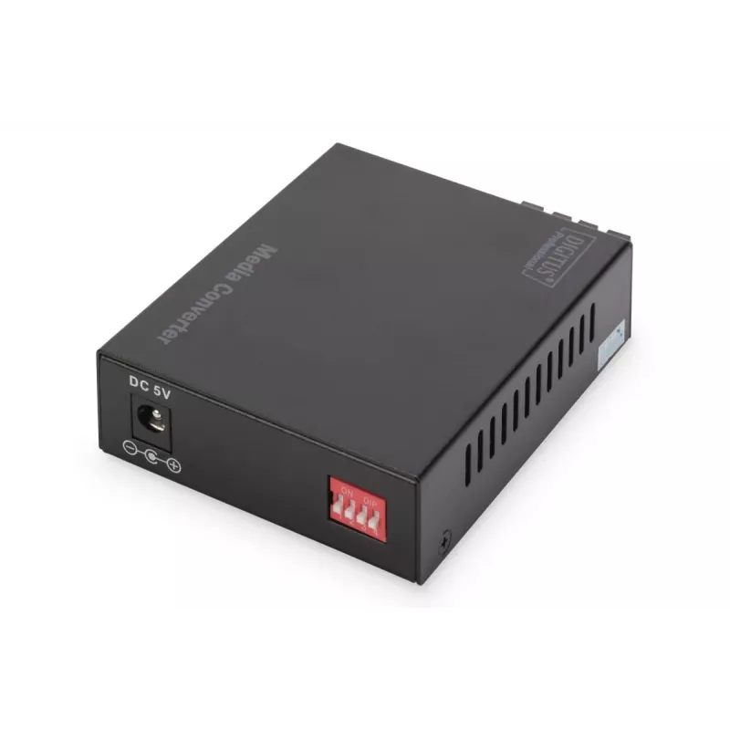 DIGITUS DN-82120-1 Gigabit mediaconverter, multimode, 10/100/1000Base-T naar 1000Base-SX, RJ45 / SC, 850 nm, tot 0,5 km