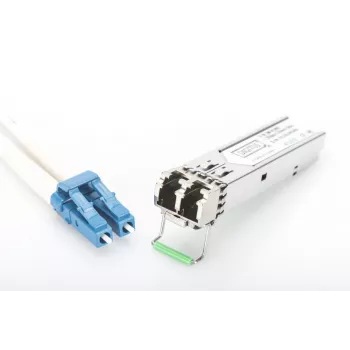 DIGITUS 1,25 Gbit/s SFP-module, tot 80 km Singlemode, LC-duplex-stekker 1000Base-LX, 1550 nm
