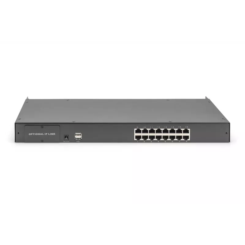 DIGITUS Modulaire Cat5 KVM-switch 16-poorts voor modulaire KVM-console