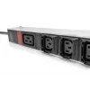 DIGITUS IT BASIC PDU. 3PH. 16A. 24 x C13. 3 x C19 Verticaal. 3m kabel. IEC309 3Ph-16A stekker