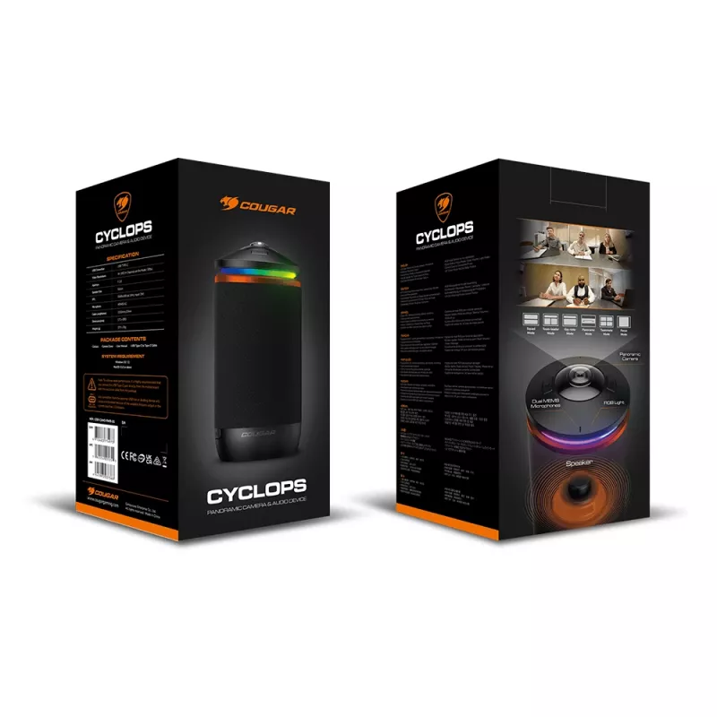 COUGAR Camera, CYCLOPS AIO, 1920 x 818 Pixel, Zwart